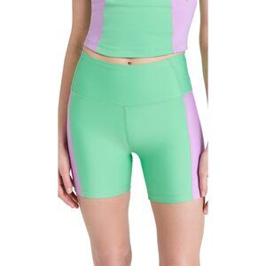 Year of Ours Work Out Shorts Green Tulip XS